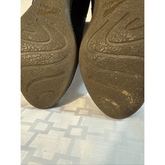 Dansko Lettie Women's 37 EU/6.5 US Black Leather Hidden Wedge Ankle Bootie - Picture 8 of 11